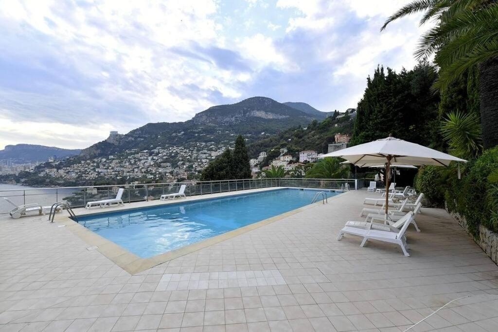 Grand Bleu, Appartamento Vista Mare E Monaco 罗克布吕讷-卡普马丹 外观 照片